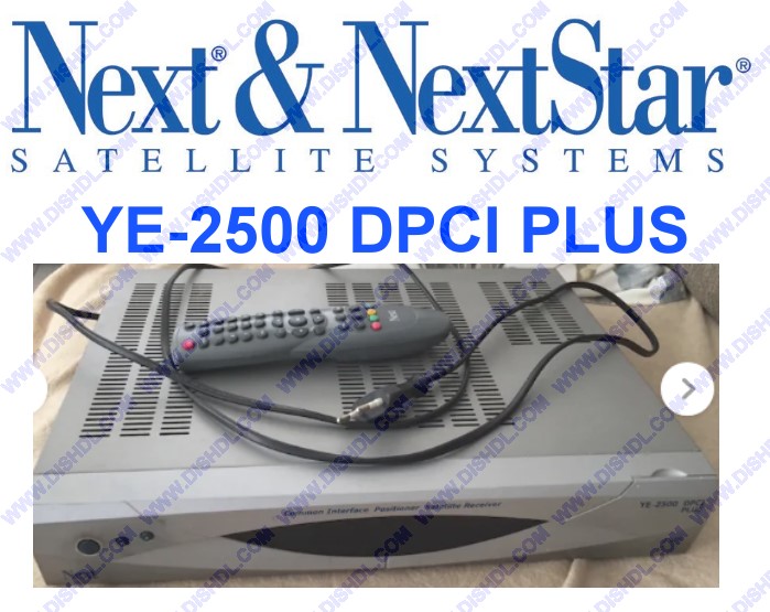 NEXT YE-2500 DPCI PLUS RECEIVER SOFTWARE