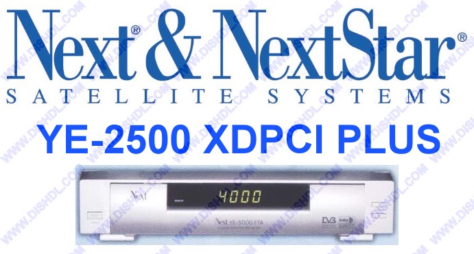 NEXT YE-2500 XDPCI PLUS RECEIVER SOFTWARE
