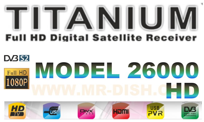 TITANIUM 26000 SOFTWARE UPDATE